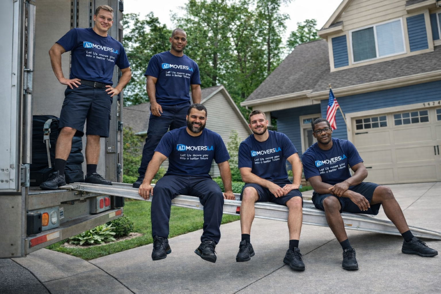 Professional moving team ready for your New Orleans move